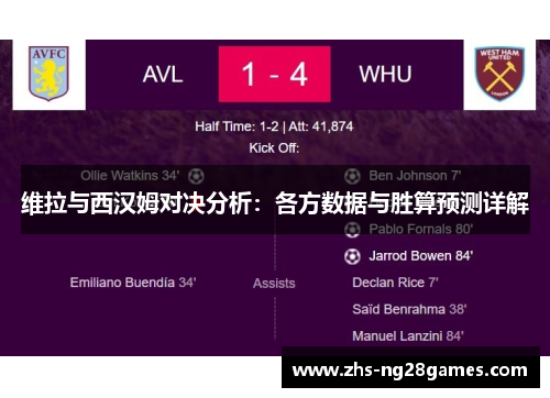维拉与西汉姆对决分析：各方数据与胜算预测详解