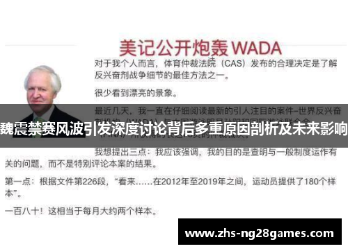 魏震禁赛风波引发深度讨论背后多重原因剖析及未来影响 魏震禁赛风波引发深度讨论背后多重原因剖析及未来影响